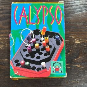 1990 Calypso Game - Colorful Peg Board